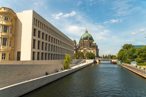 Neue Fassade des Berliner Schlosses