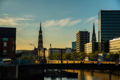 Hamburg - Stadtsilhouette